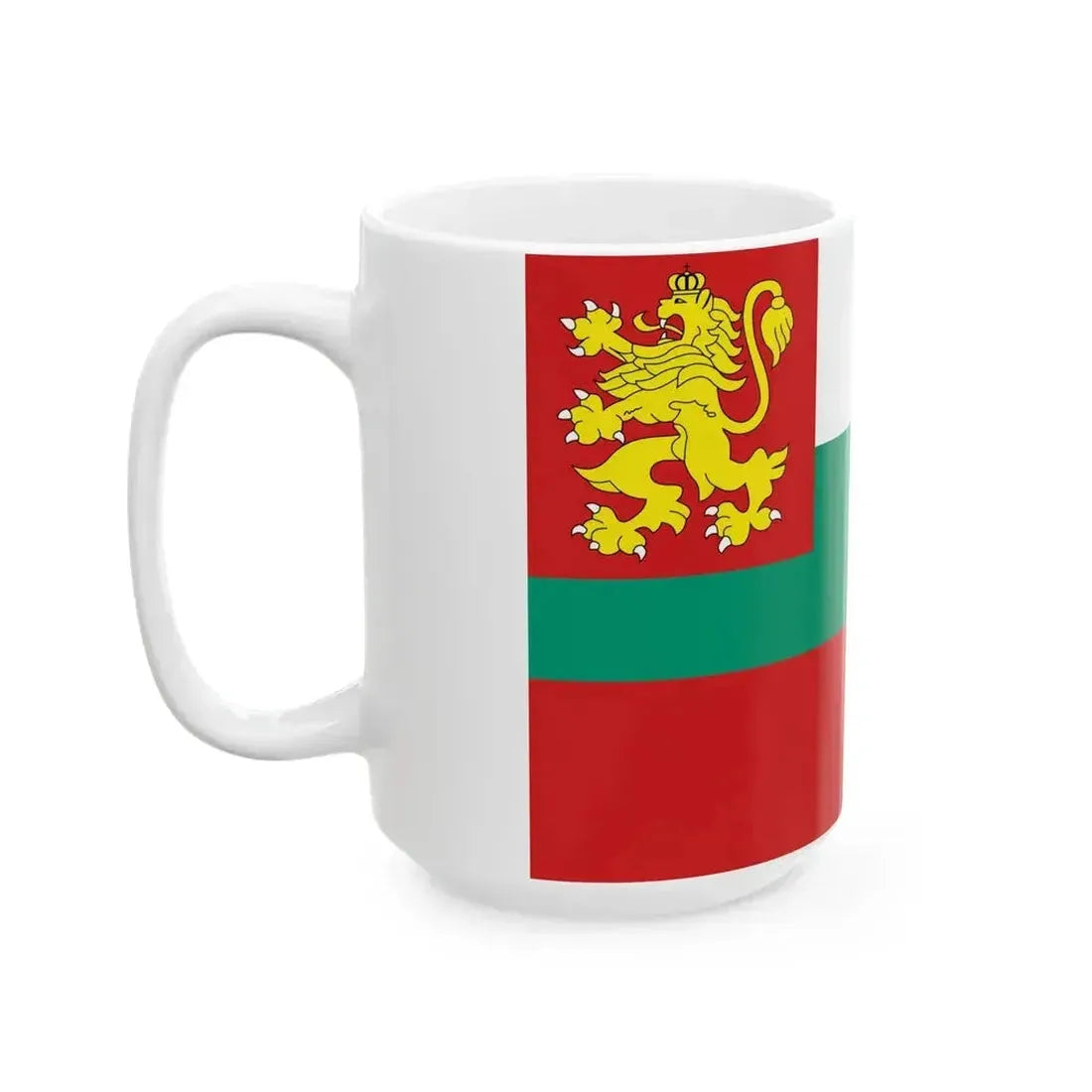 Flag of Bulgaria 1879-1947 (Bulgaria) White Coffee Mug - Go Mug Yourself