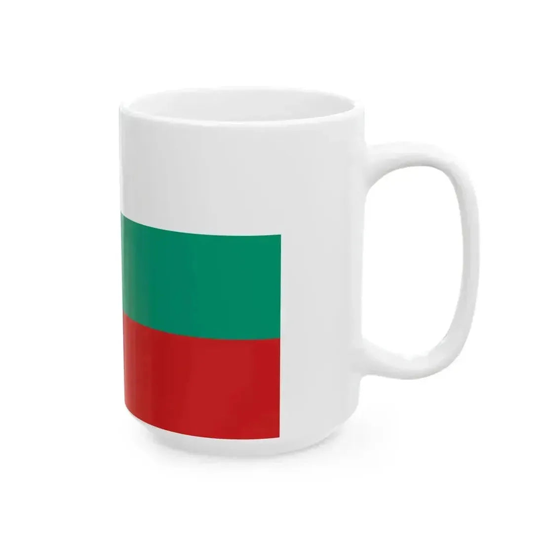 Flag of Bulgaria 1879-1947 (Bulgaria) White Coffee Mug - Go Mug Yourself