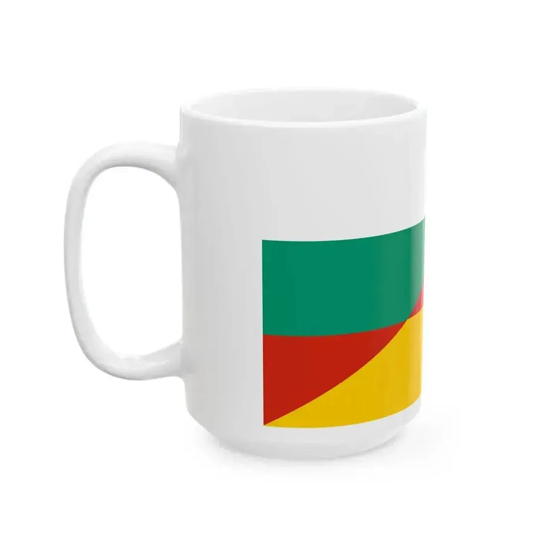 Flag of Bulgaria and Germany (Bulgaria) White Coffee Mug - Go Mug Yourself