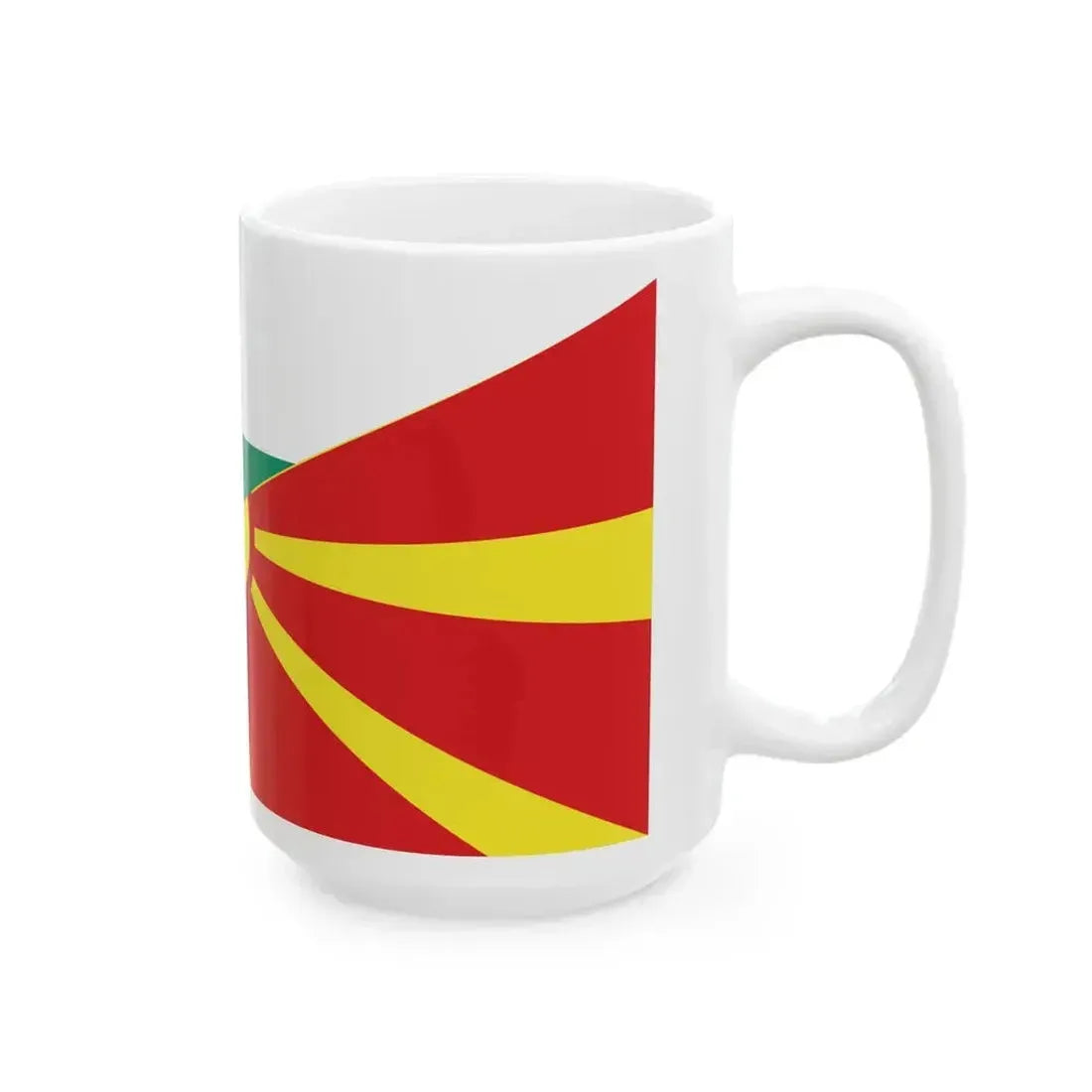 Flag of Bulgaria and North Macedonia (Bulgaria) White Coffee Mug - Go Mug Yourself