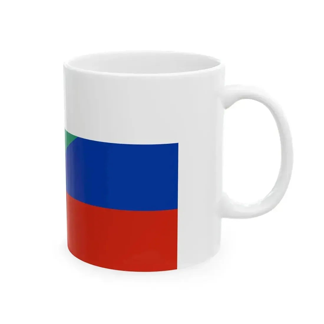 Flag of Bulgaria and Russia (Bulgaria) White Coffee Mug - Go Mug Yourself