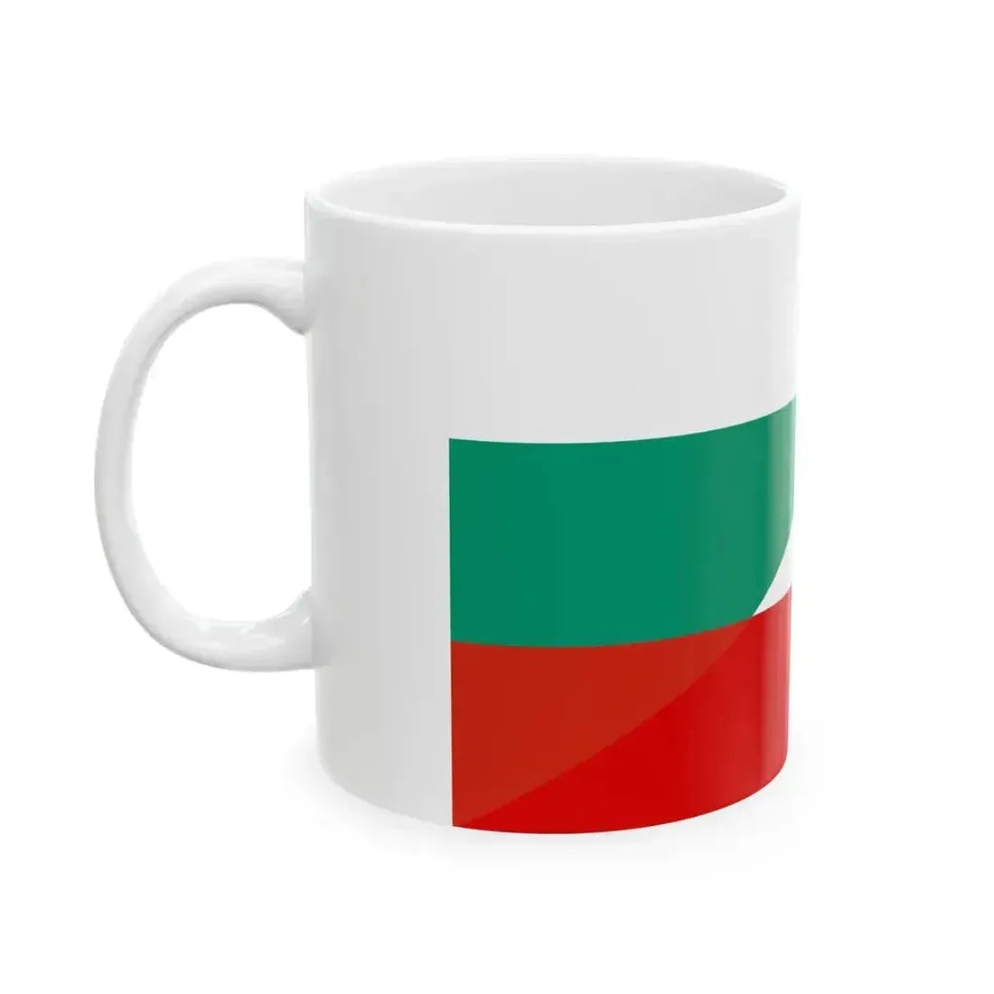 Flag of Bulgaria and Yugoslavia (Bulgaria) White Coffee Mug - Go Mug Yourself