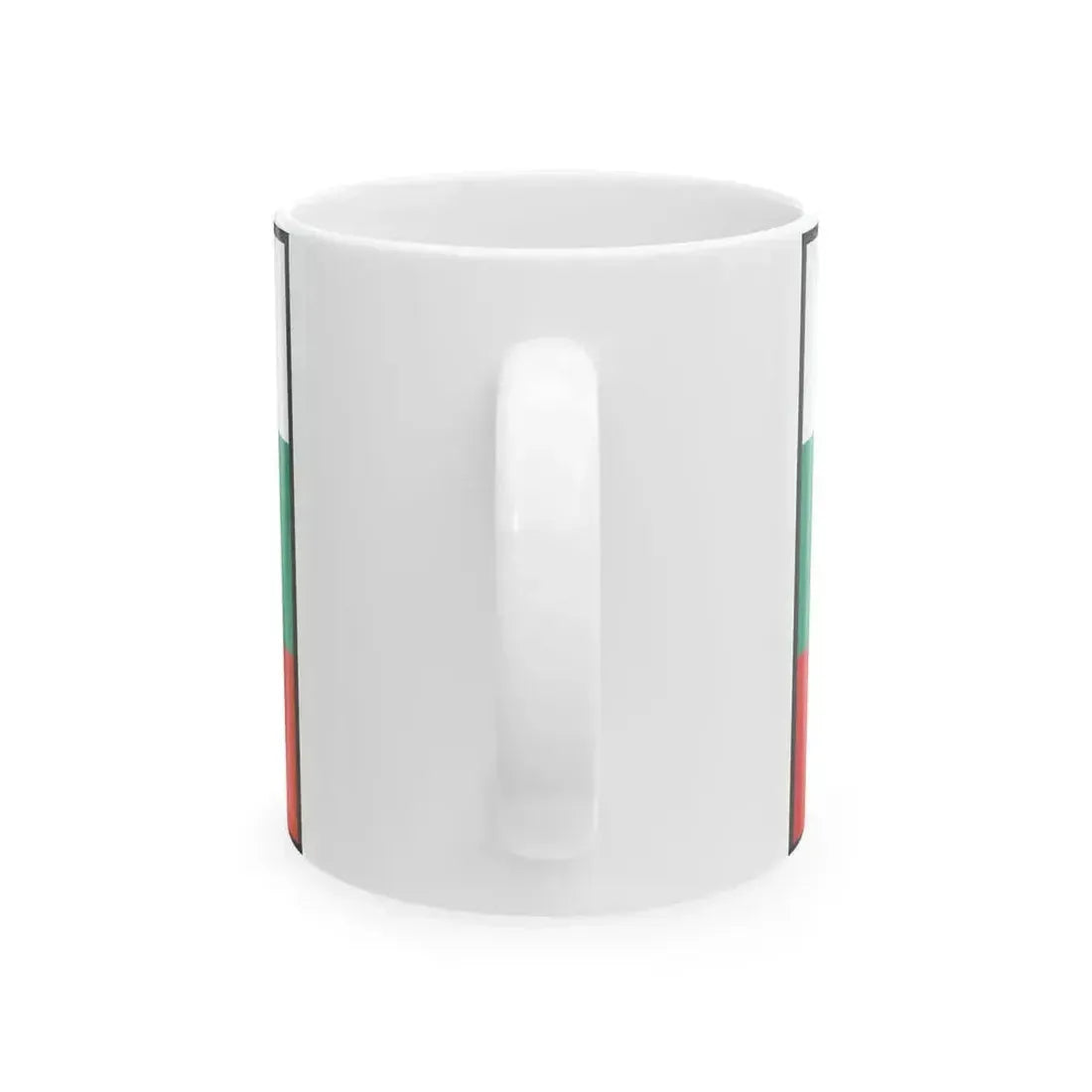 Flag of Bulgaria bordered (Bulgaria) White Coffee Mug - Go Mug Yourself