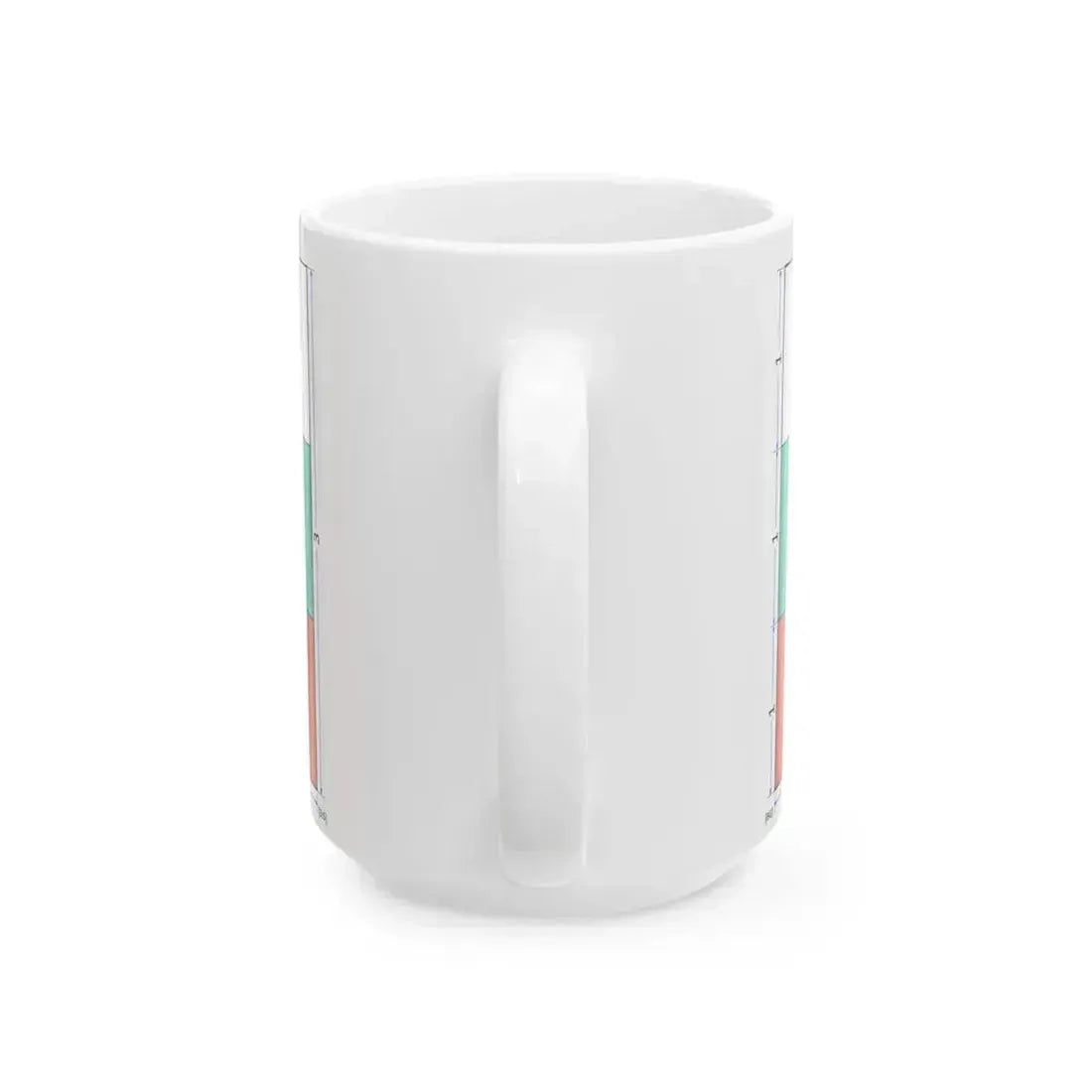 Flag of Bulgaria construction sheet (Bulgaria) White Coffee Mug - Go Mug Yourself