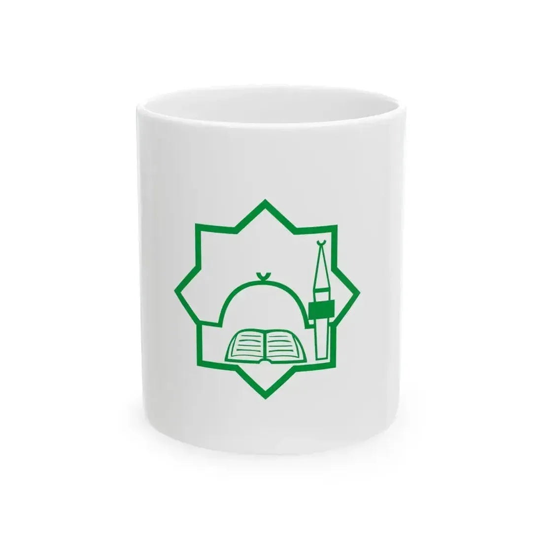 Flag of Bulgarian General Mufti (Bulgaria) White Coffee Mug 11oz - Go Mug Yourself