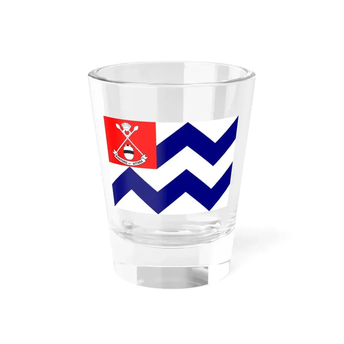 Flag of Bunyoro Uganda (Uganda) Shot Glass 1.5oz 1.5oz - Go Mug Yourself
