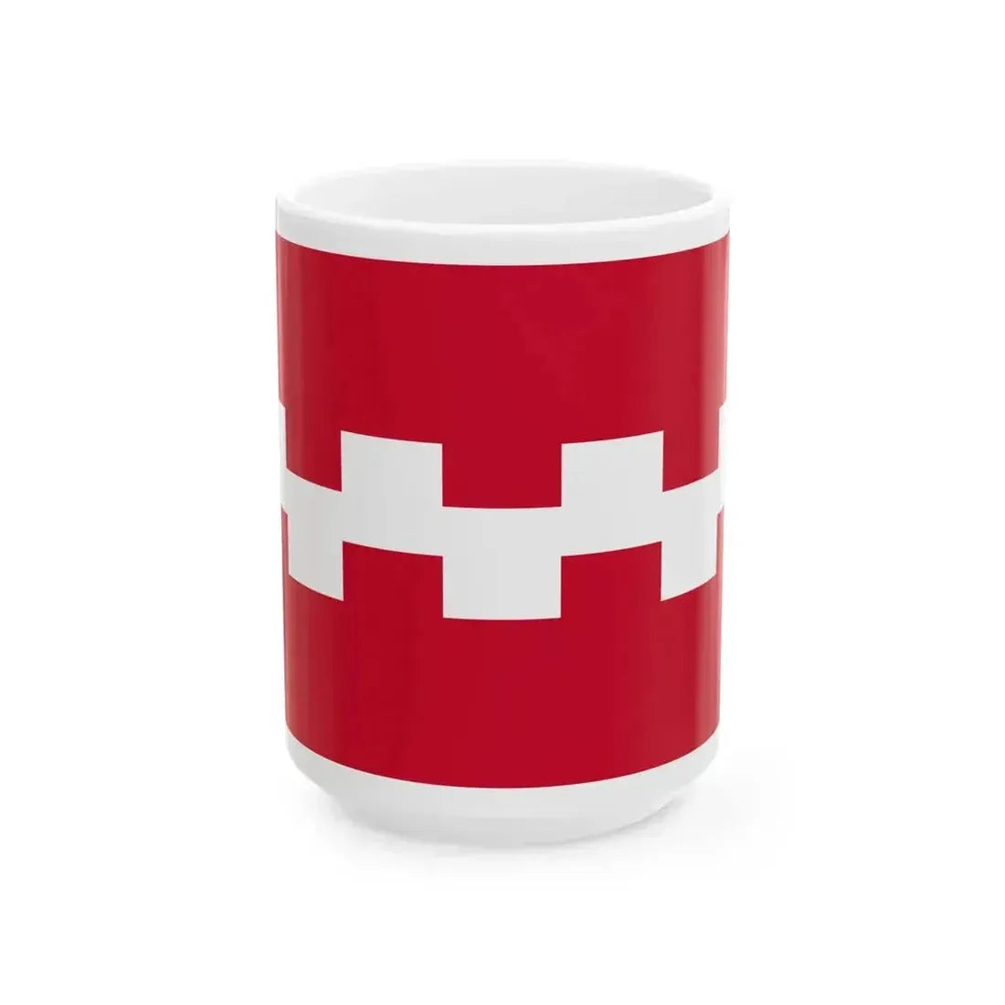 Flag of Buren (Netherlands) White Coffee Mug 15oz - Go Mug Yourself
