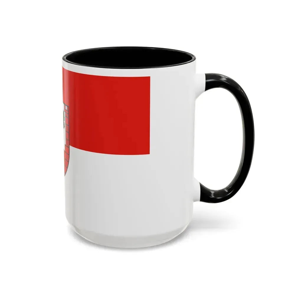 Flag of Burgenlandkreis Germany - Accent Coffee Mug - Go Mug Yourself