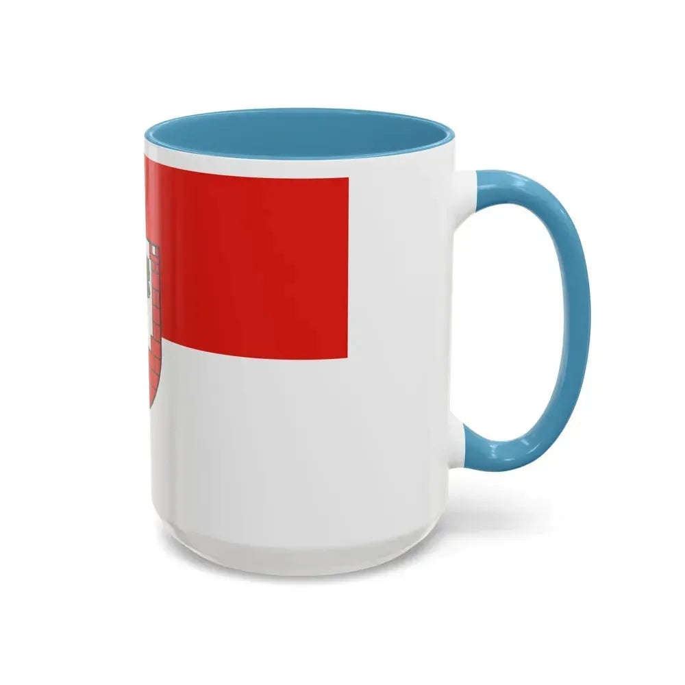 Flag of Burgenlandkreis Germany - Accent Coffee Mug - Go Mug Yourself