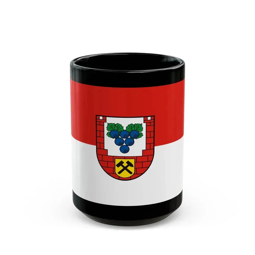 Flag of Burgenlandkreis Germany - Black Coffee Mug 15oz - Go Mug Yourself