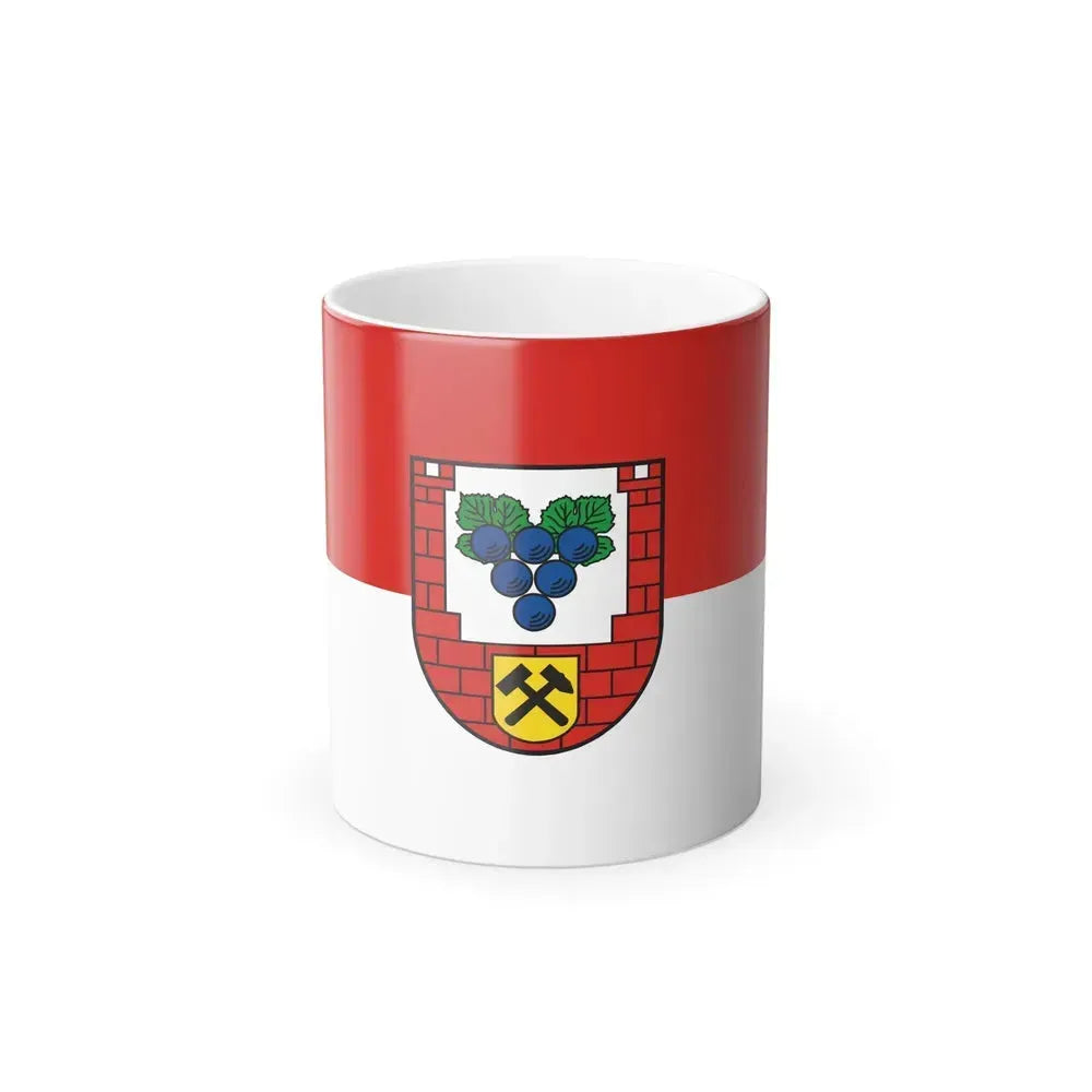 Flag of Burgenlandkreis Germany - Color Changing Coffee Mug 11oz - Go Mug Yourself