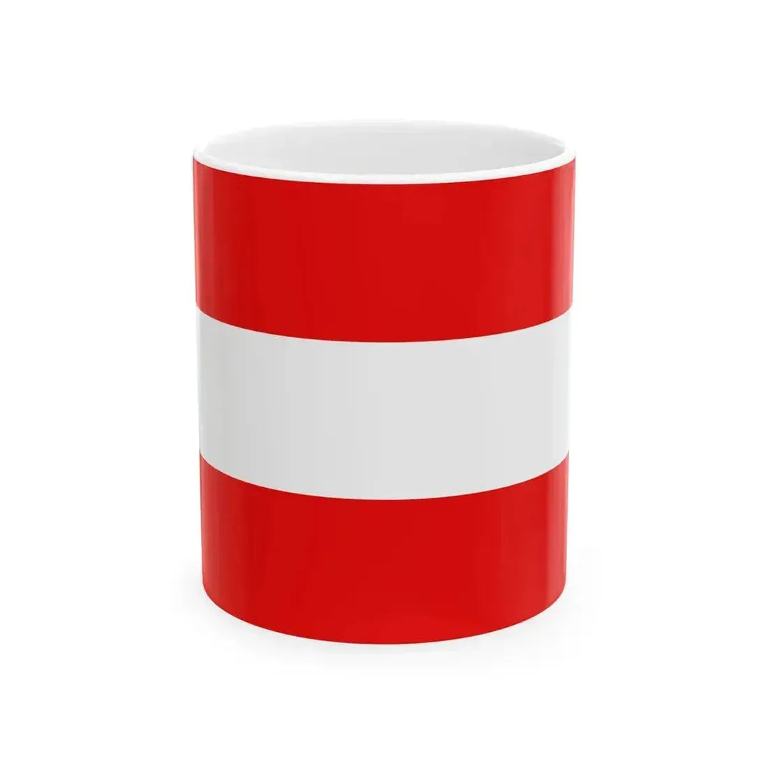 Flag of Burgundy (Belgium) White Coffee Mug 11oz - Go Mug Yourself