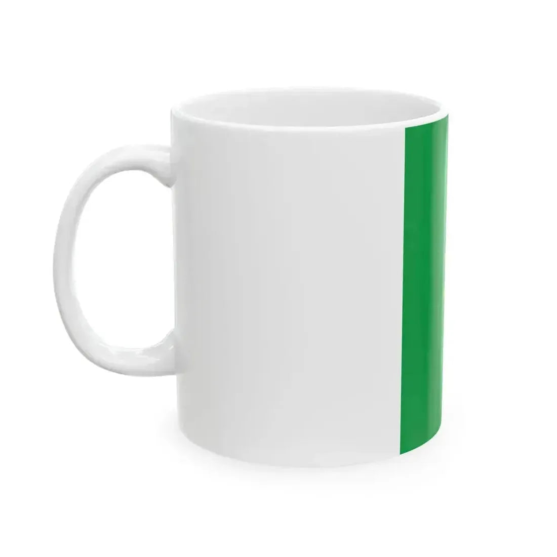 Flag of Burkina Faso vertical (Burkina Faso) White Coffee Mug - Go Mug Yourself