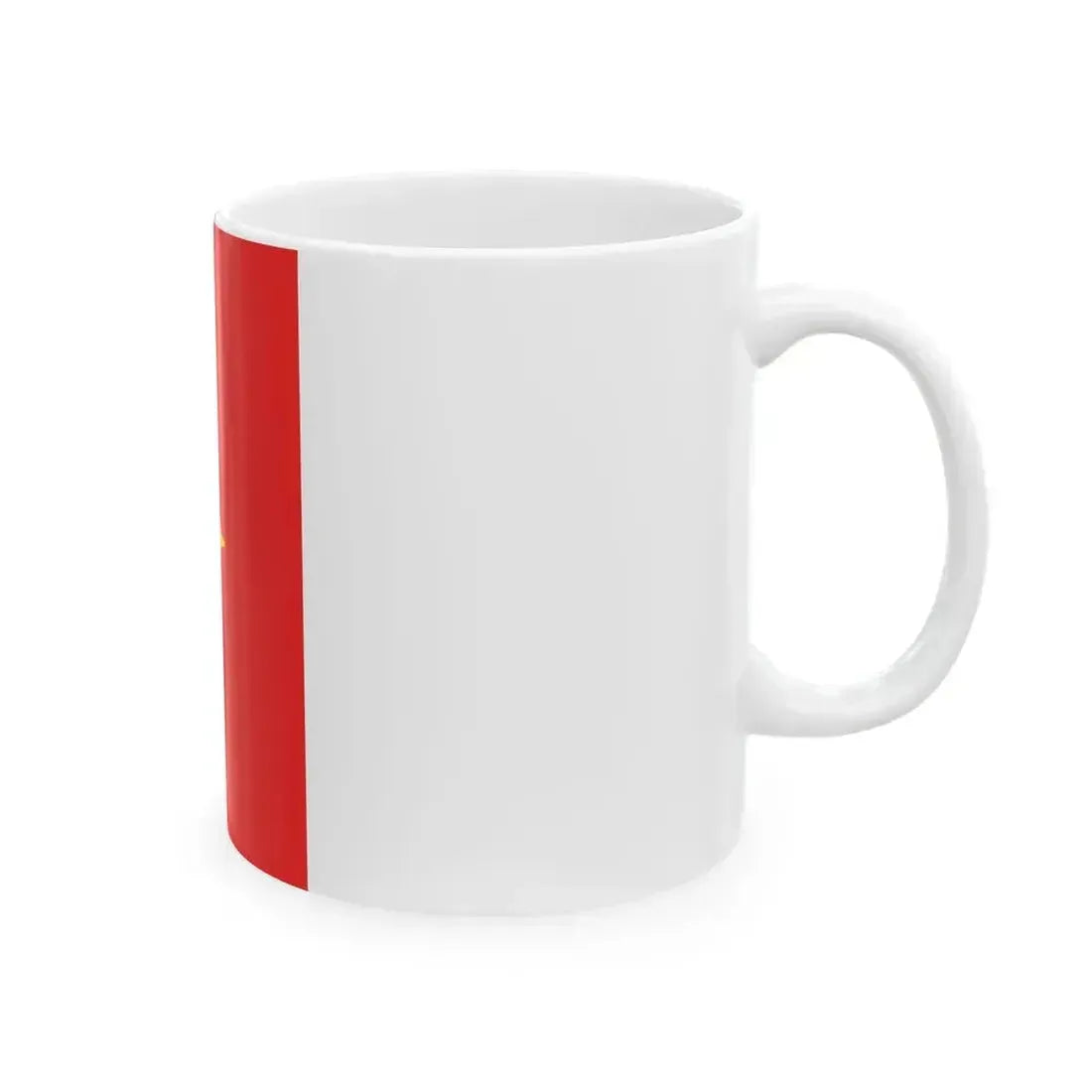 Flag of Burkina Faso vertical (Burkina Faso) White Coffee Mug - Go Mug Yourself