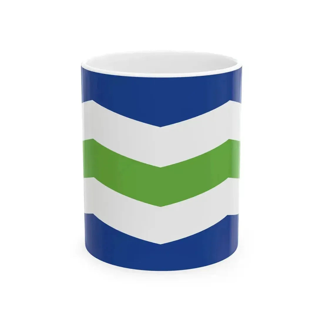 Flag of Burlington Vermont (United States) White Coffee Mug 11oz - Go Mug Yourself