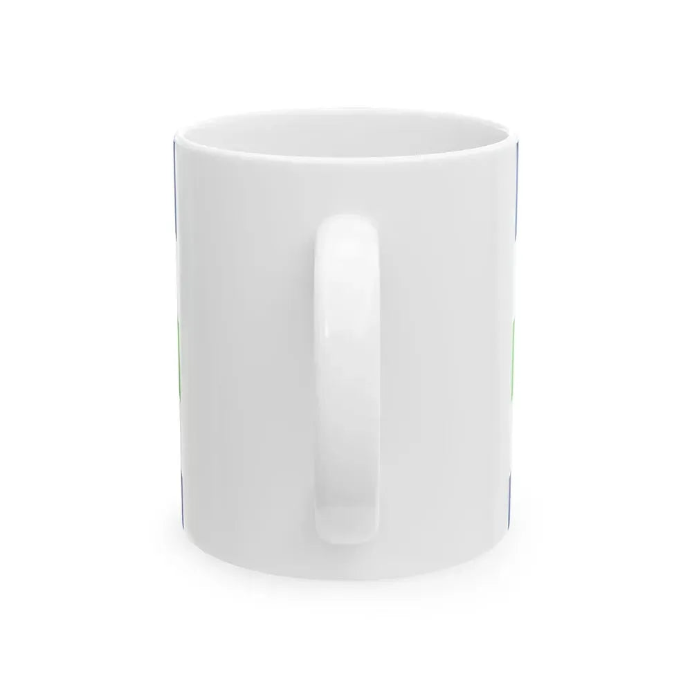 Flag of Burlington Vermont (United States) White Coffee Mug - Go Mug Yourself