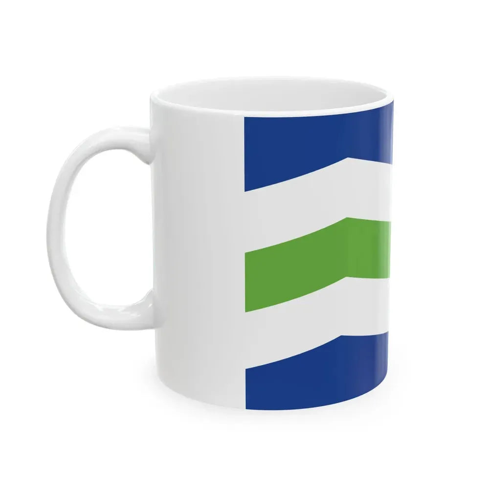 Flag of Burlington Vermont (United States) White Coffee Mug - Go Mug Yourself