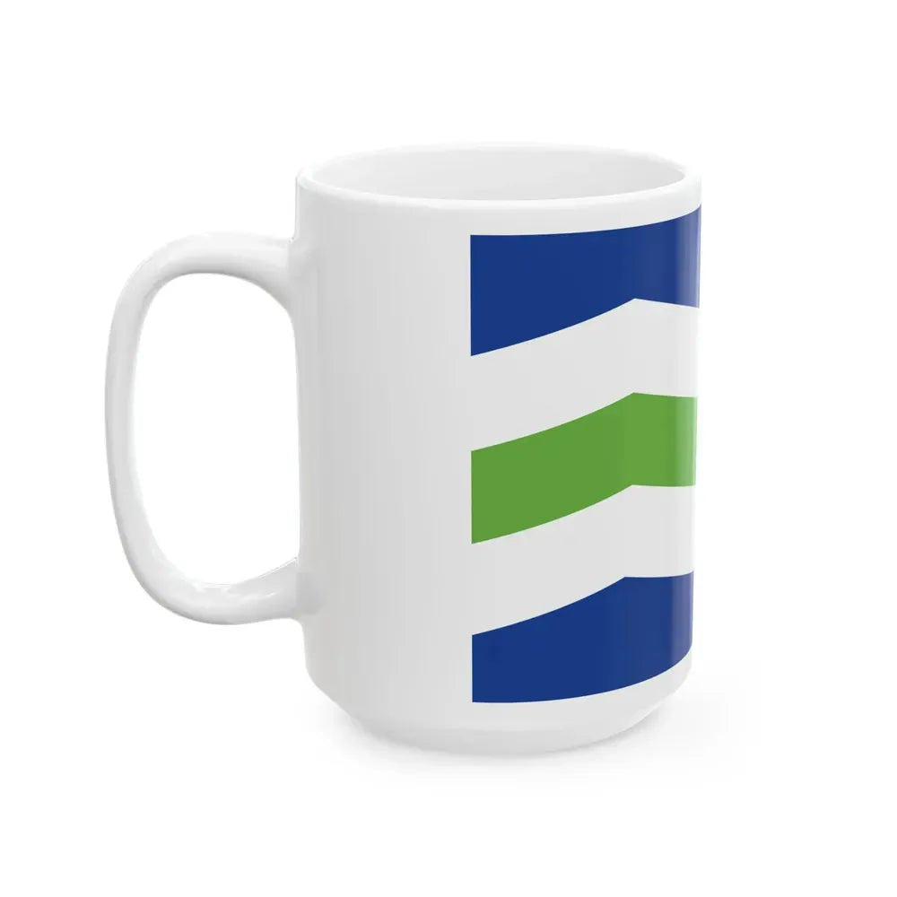 Flag of Burlington Vermont (United States) White Coffee Mug - Go Mug Yourself