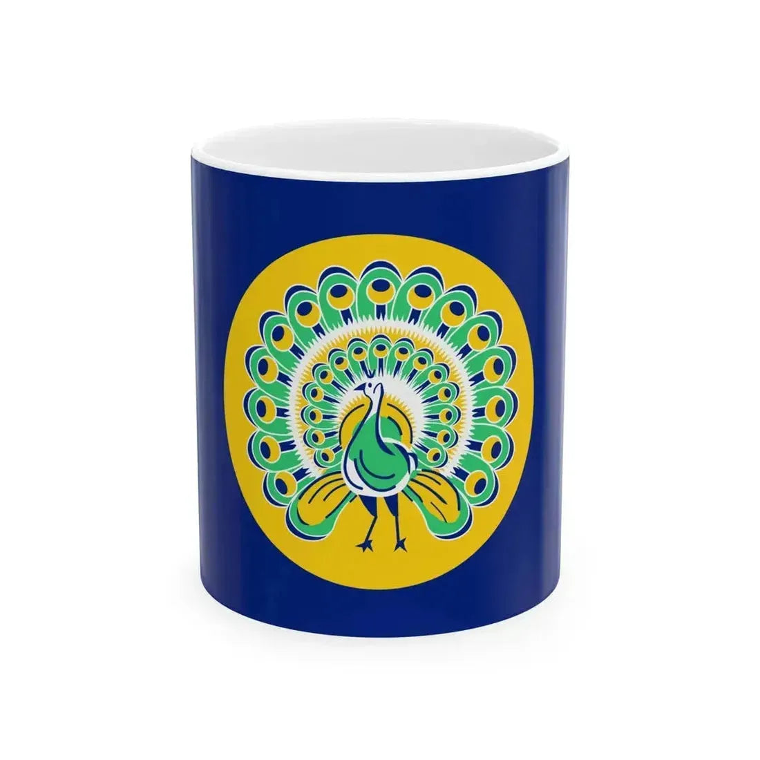 Flag of Burma 1941-1942 (Myanmar) White Coffee Mug 11oz - Go Mug Yourself