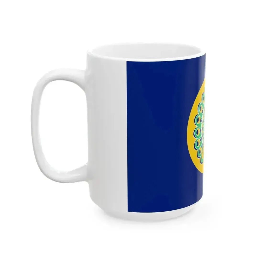 Flag of Burma 1941-1942 (Myanmar) White Coffee Mug - Go Mug Yourself