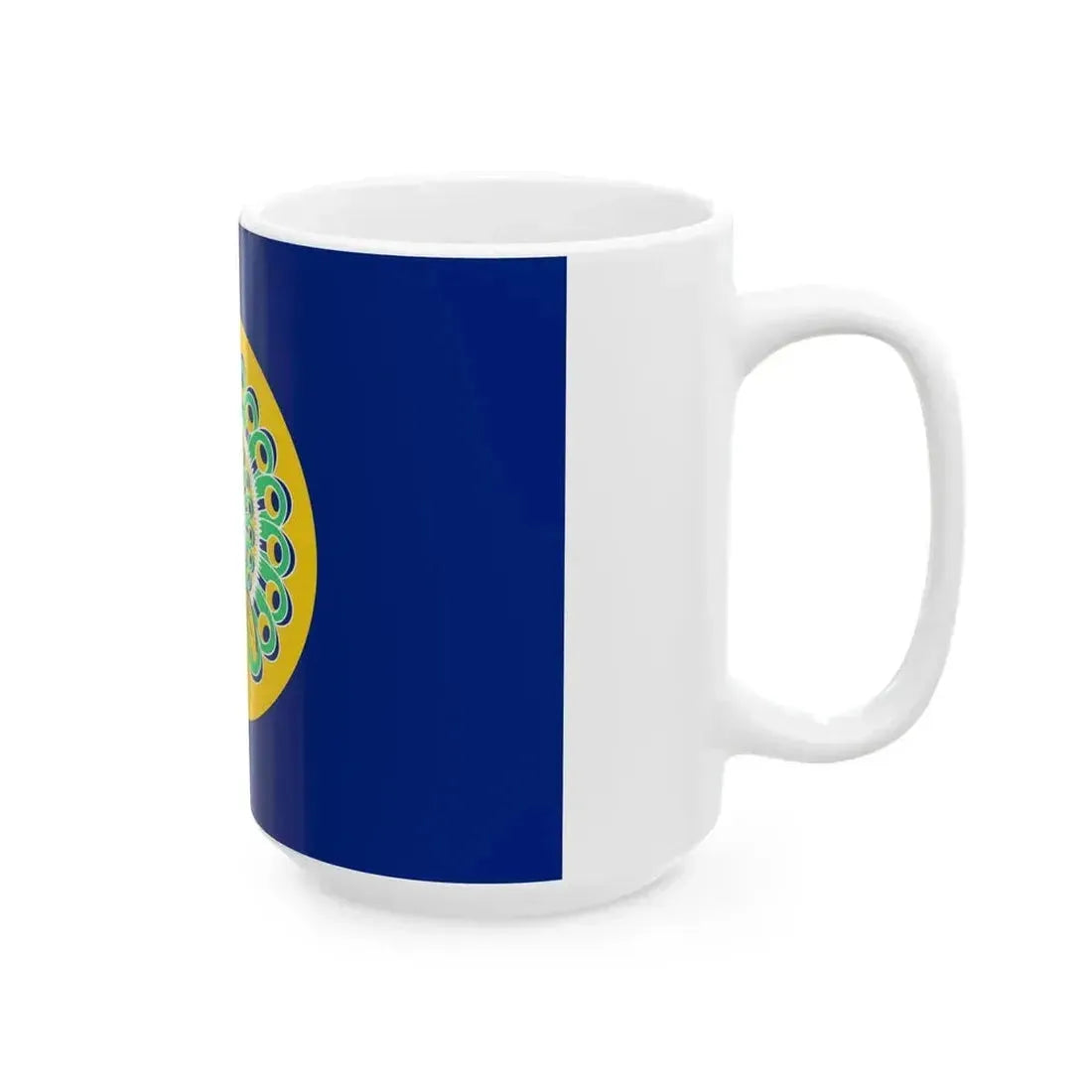 Flag of Burma 1941-1942 (Myanmar) White Coffee Mug - Go Mug Yourself