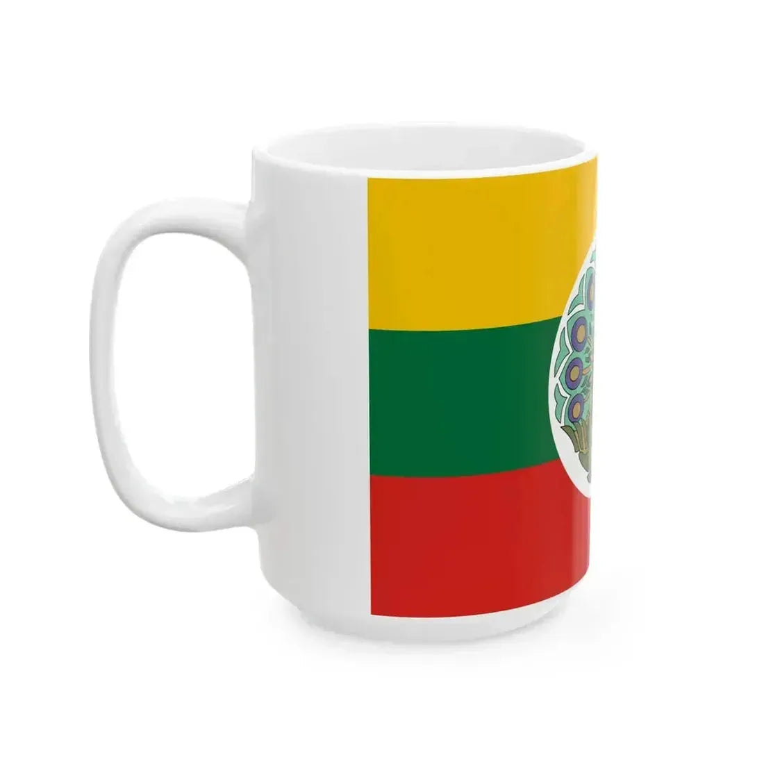 Flag of Burma 1943 (Myanmar) White Coffee Mug - Go Mug Yourself