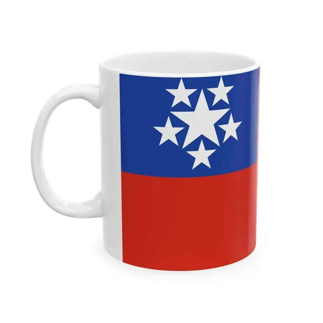 Flag of Burma 1948-1974 (Myanmar) White Coffee Mug - Go Mug Yourself