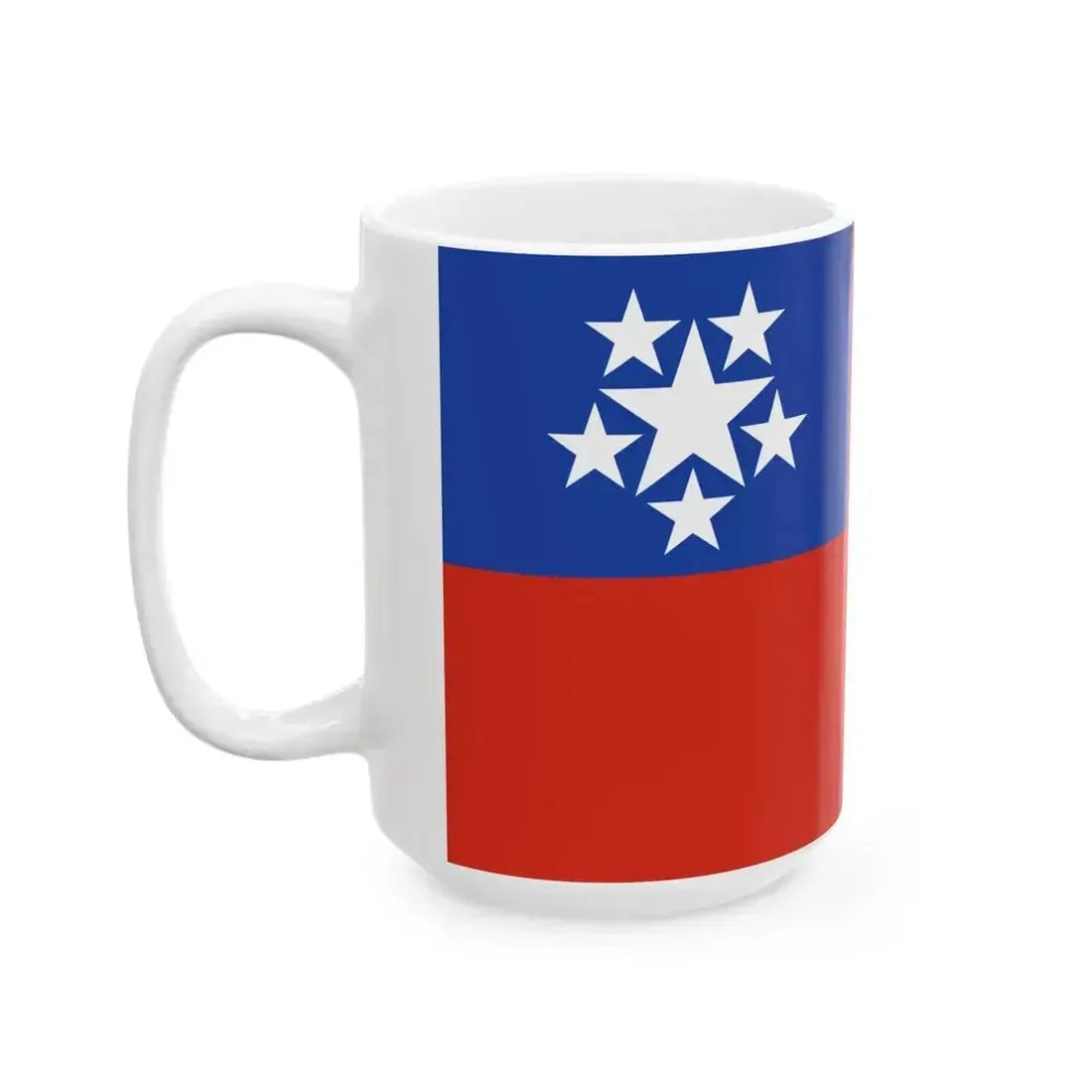 Flag of Burma 1948-1974 (Myanmar) White Coffee Mug - Go Mug Yourself