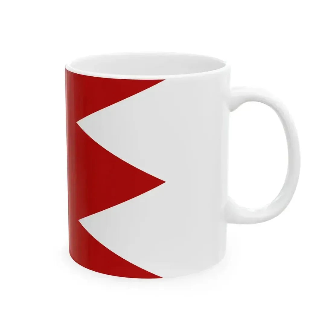 Flag of Burmese Royal Artillery 1853-1876 (Myanmar) White Coffee Mug - Go Mug Yourself