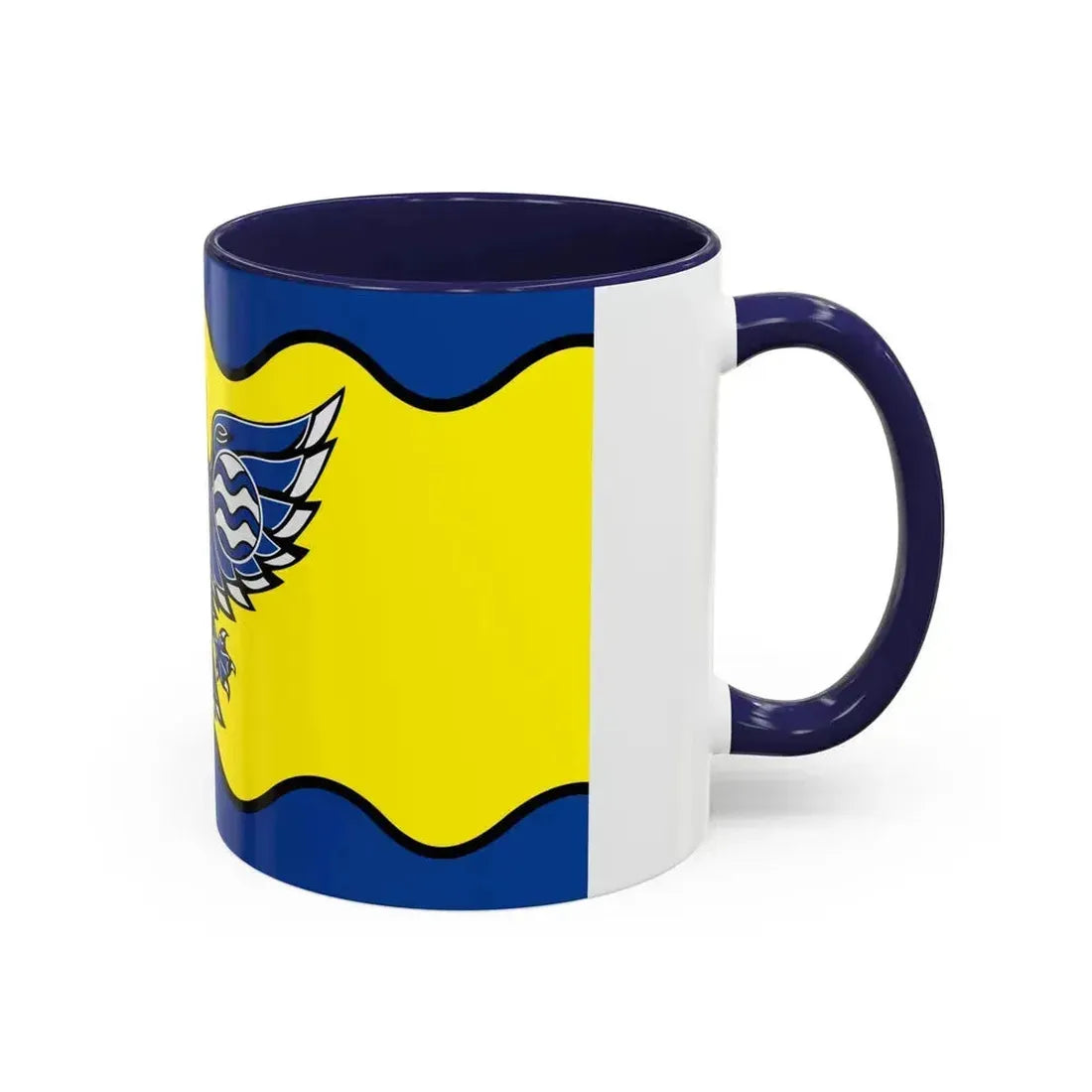 Flag of Burnaby BC Canada - Accent Coffee Mug - Go Mug Yourself