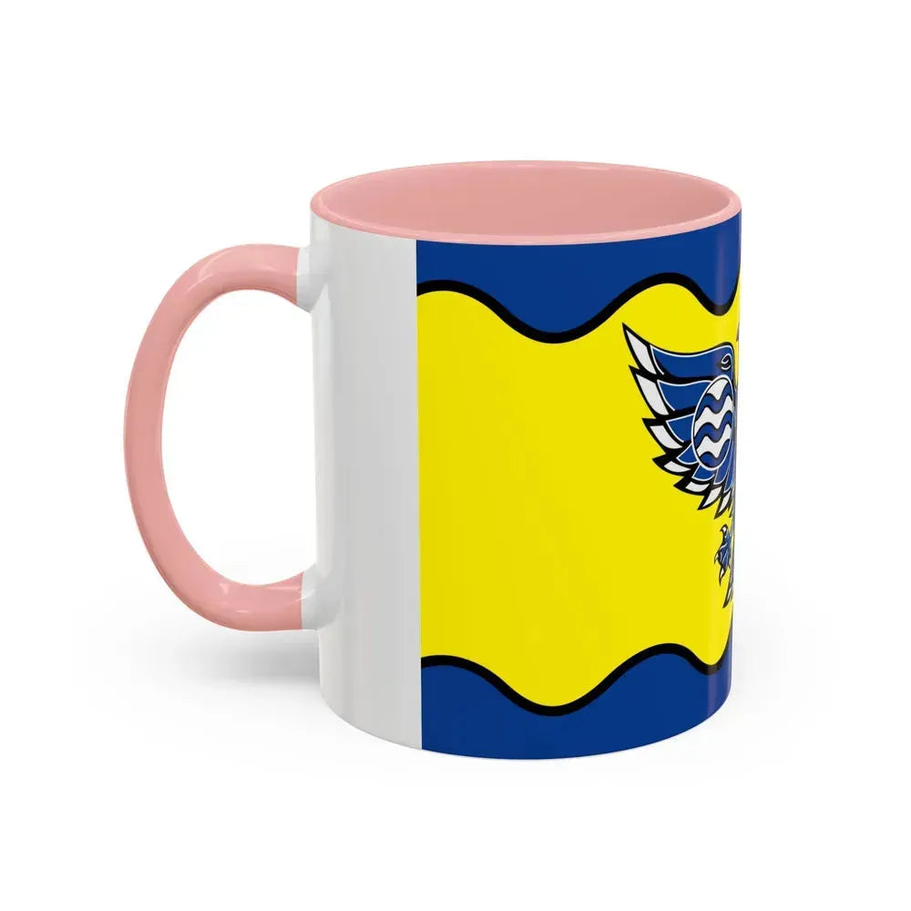 Flag of Burnaby BC Canada - Accent Coffee Mug - Go Mug Yourself
