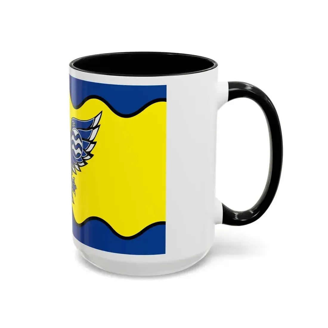 Flag of Burnaby BC Canada - Accent Coffee Mug - Go Mug Yourself
