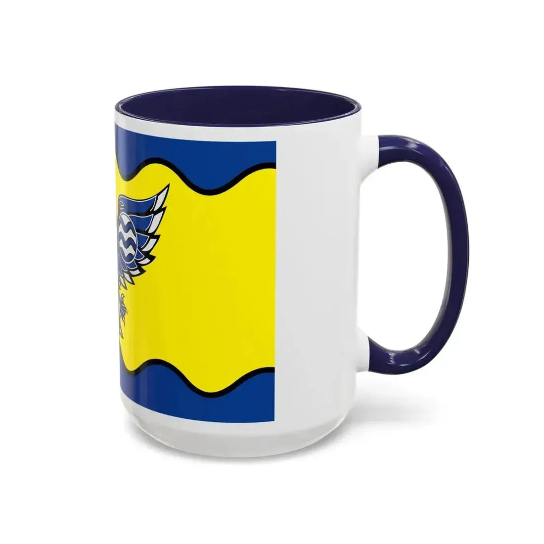 Flag of Burnaby BC Canada - Accent Coffee Mug - Go Mug Yourself
