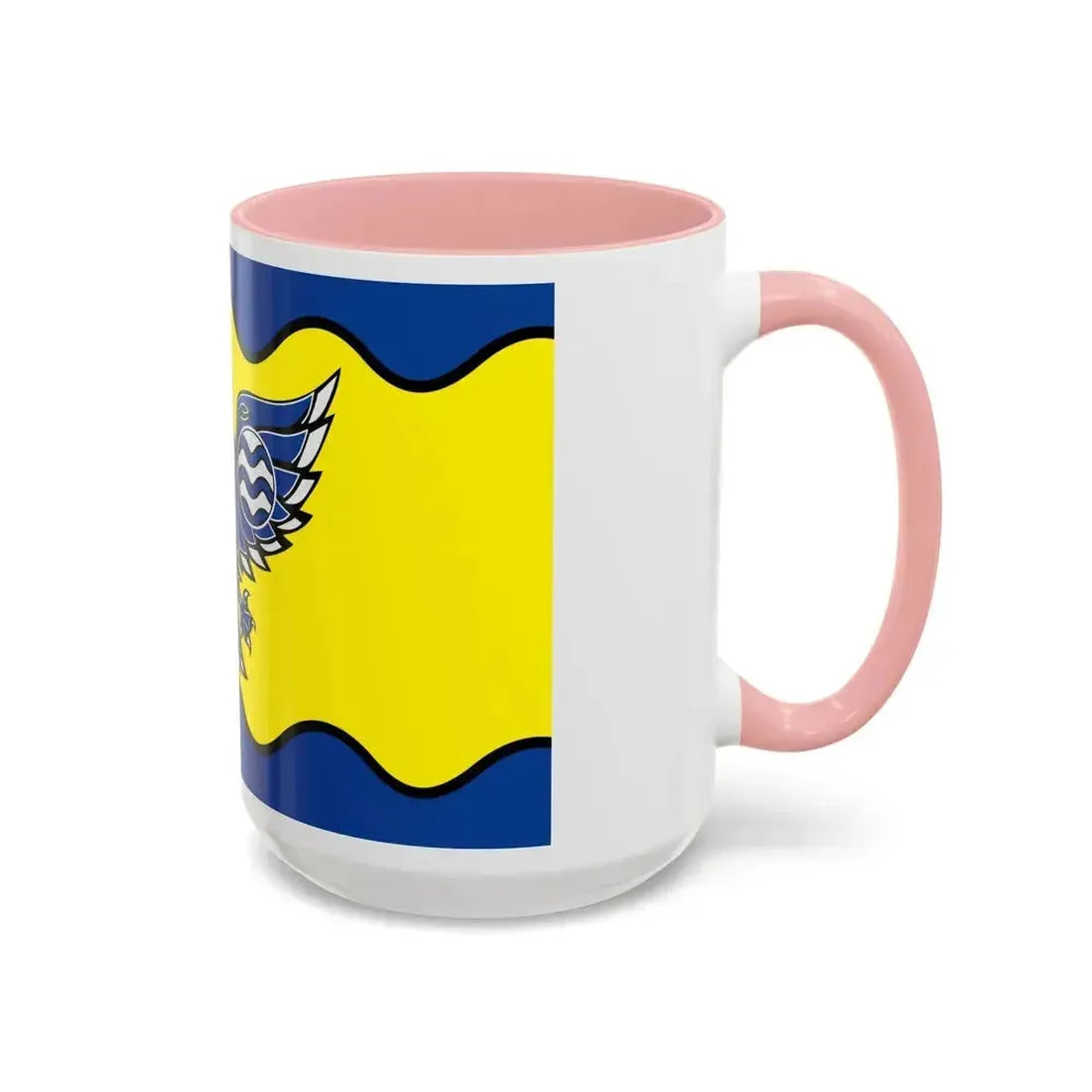 Flag of Burnaby BC Canada - Accent Coffee Mug - Go Mug Yourself