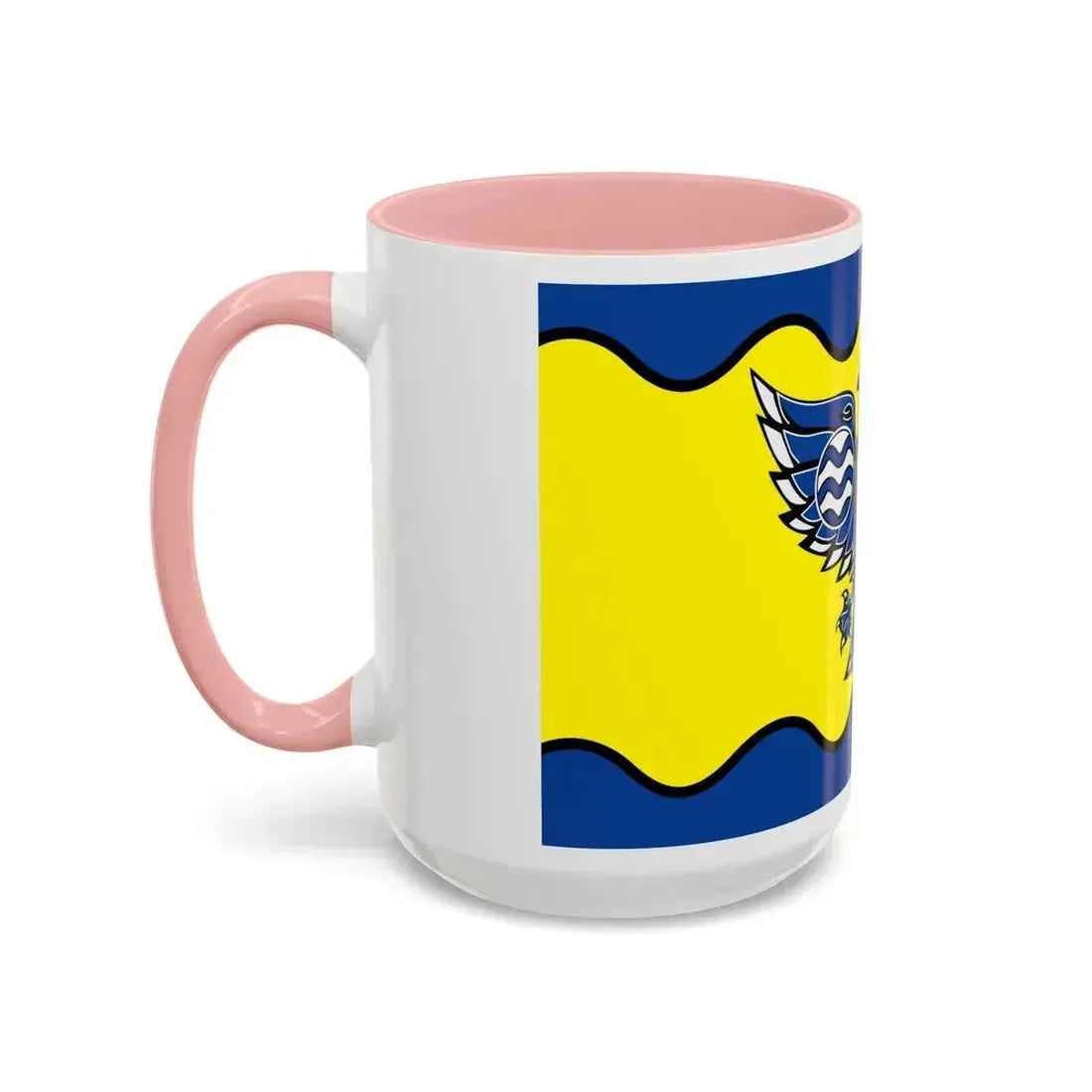 Flag of Burnaby BC Canada - Accent Coffee Mug - Go Mug Yourself
