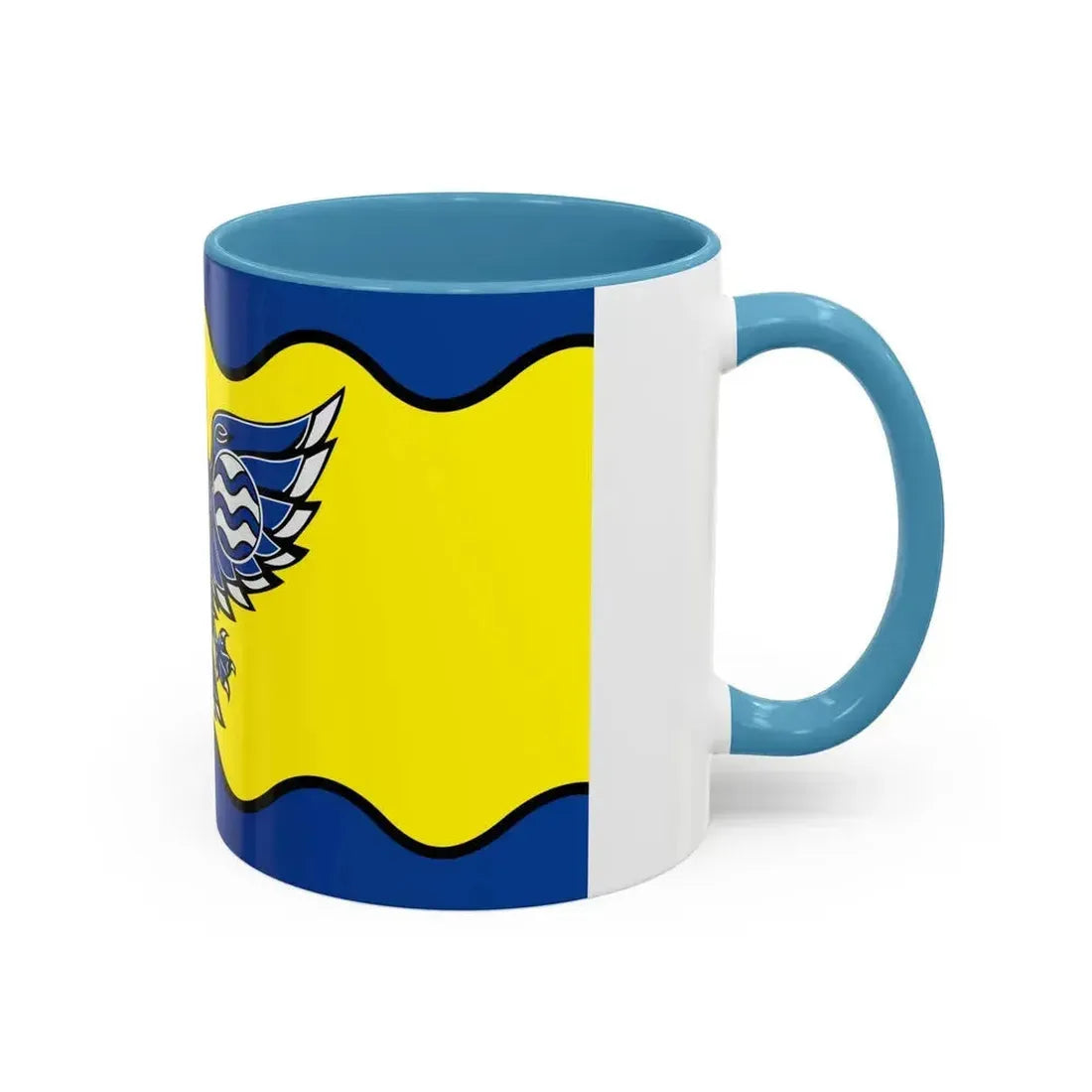 Flag of Burnaby BC Canada - Accent Coffee Mug - Go Mug Yourself