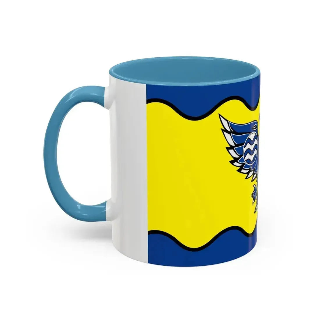 Flag of Burnaby BC Canada - Accent Coffee Mug - Go Mug Yourself