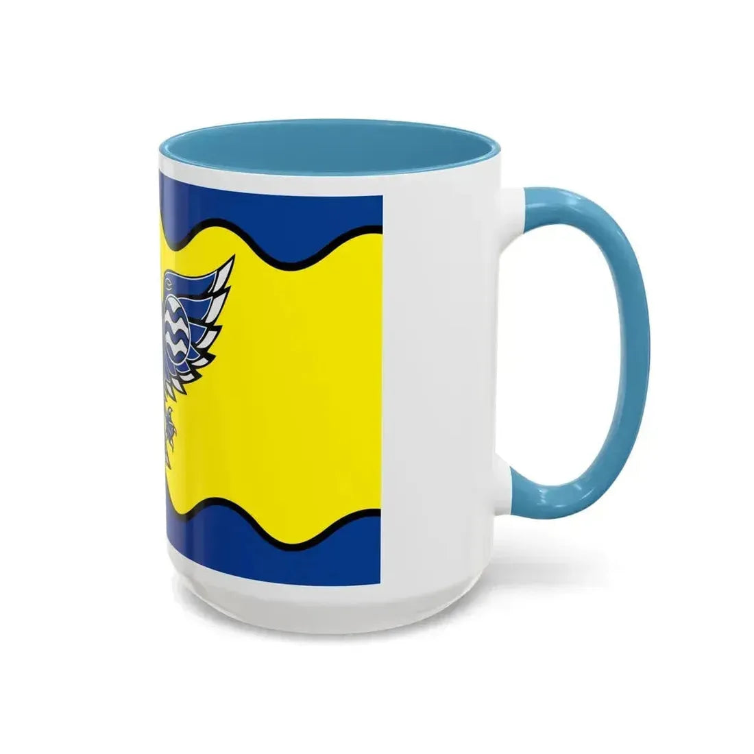 Flag of Burnaby BC Canada - Accent Coffee Mug - Go Mug Yourself