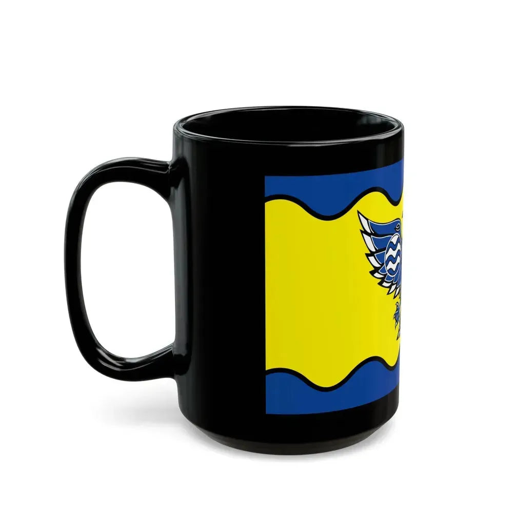 Flag of Burnaby BC Canada - Black Coffee Mug - Go Mug Yourself