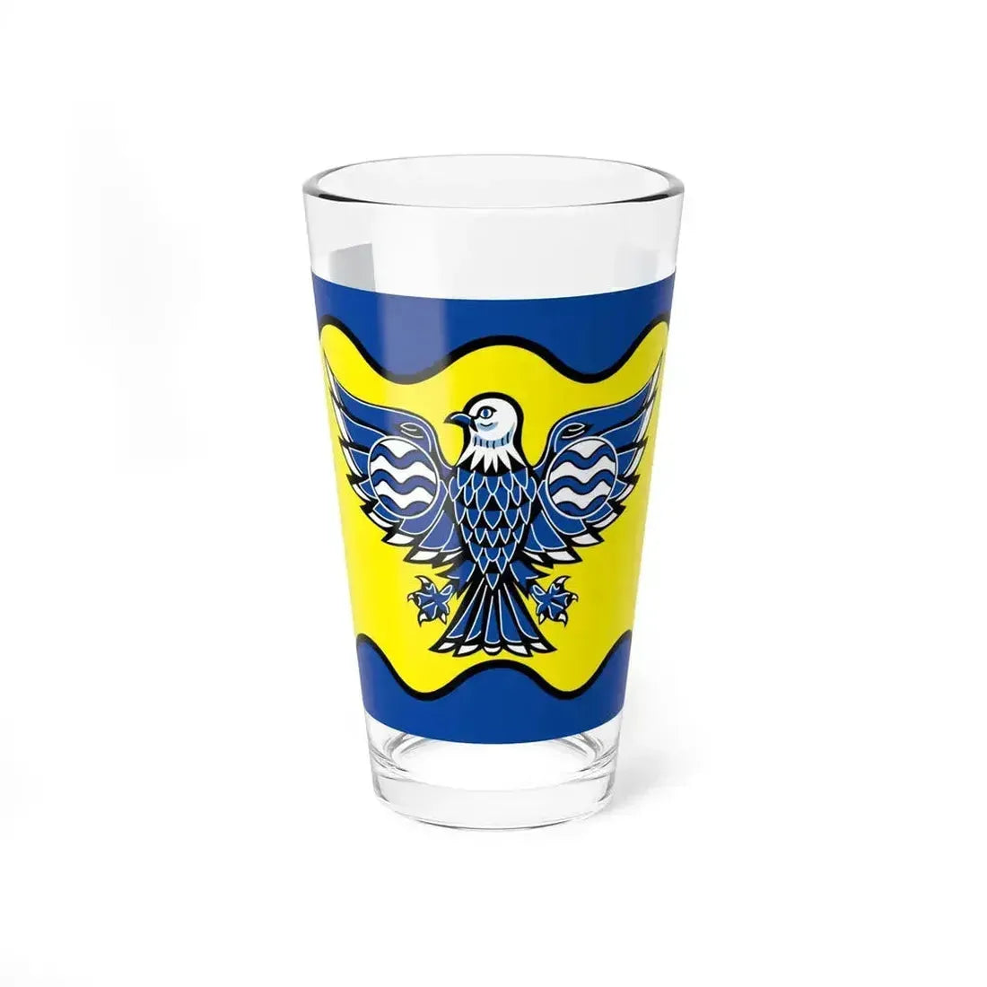 Flag of Burnaby BC Canada - Pint Glass 16oz 16oz - Go Mug Yourself