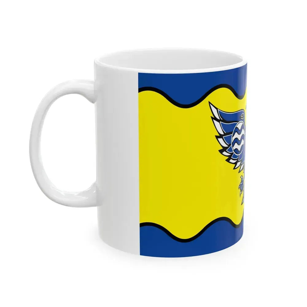 Flag of Burnaby BC Canada - White Coffee Mug - Go Mug Yourself