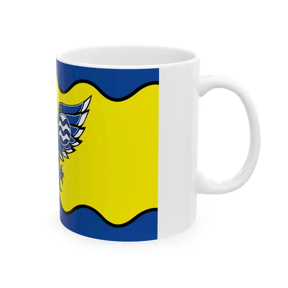 Flag of Burnaby BC Canada - White Coffee Mug - Go Mug Yourself