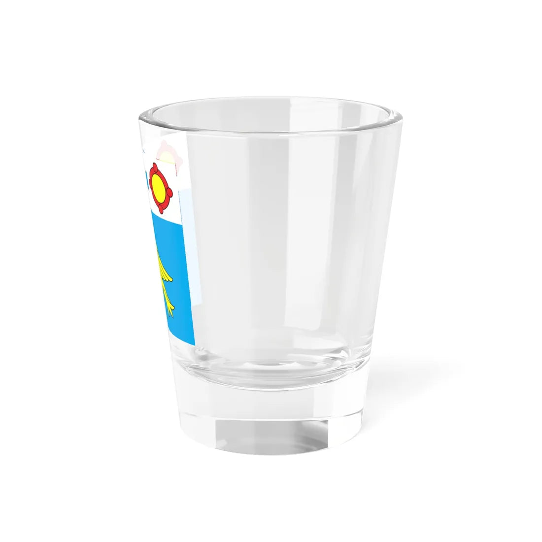 Flag of Burshtyn (Ukraine) Shot Glass 1.5oz - Go Mug Yourself