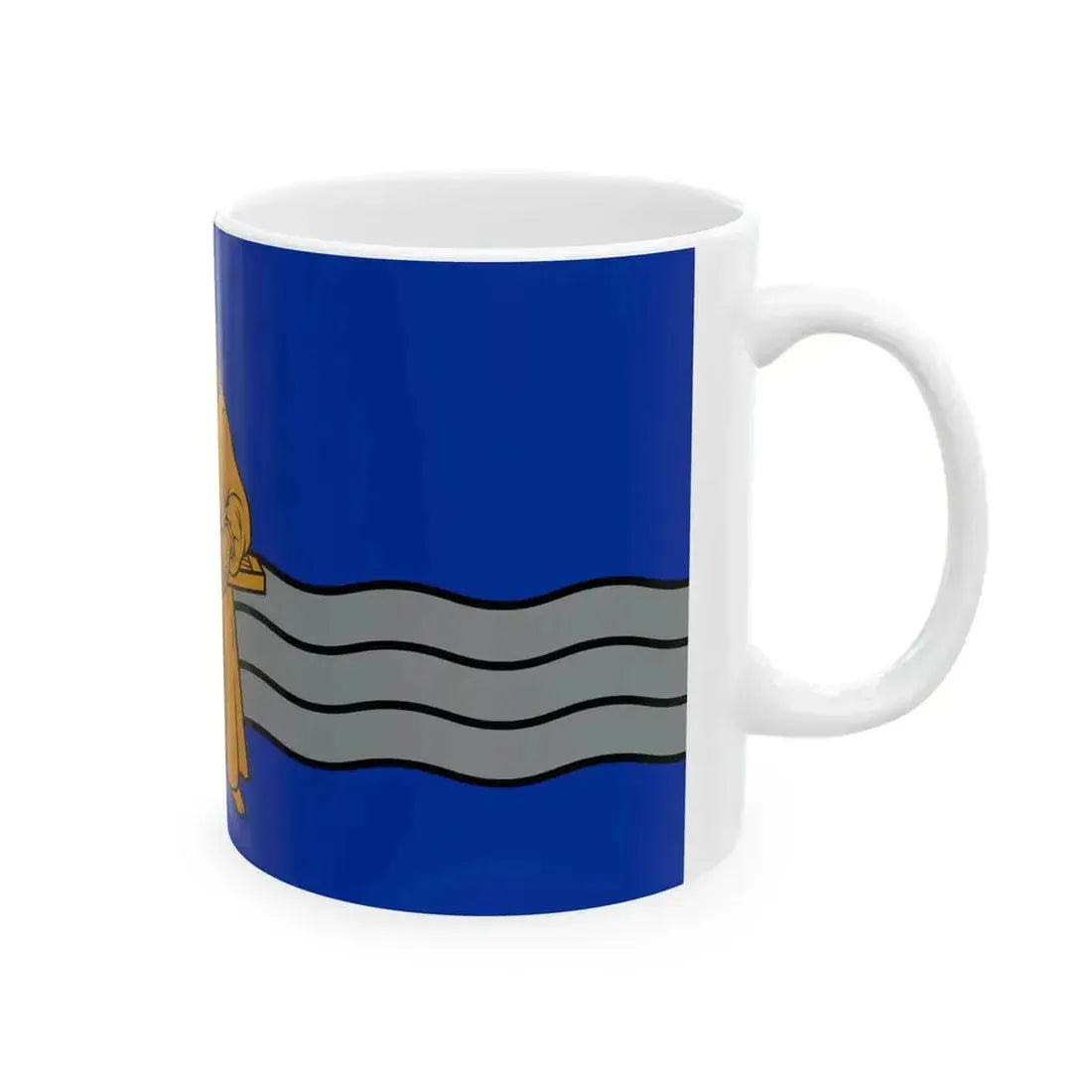 Flag of Burtnieki Municipality (Latvia) White Coffee Mug - Go Mug Yourself