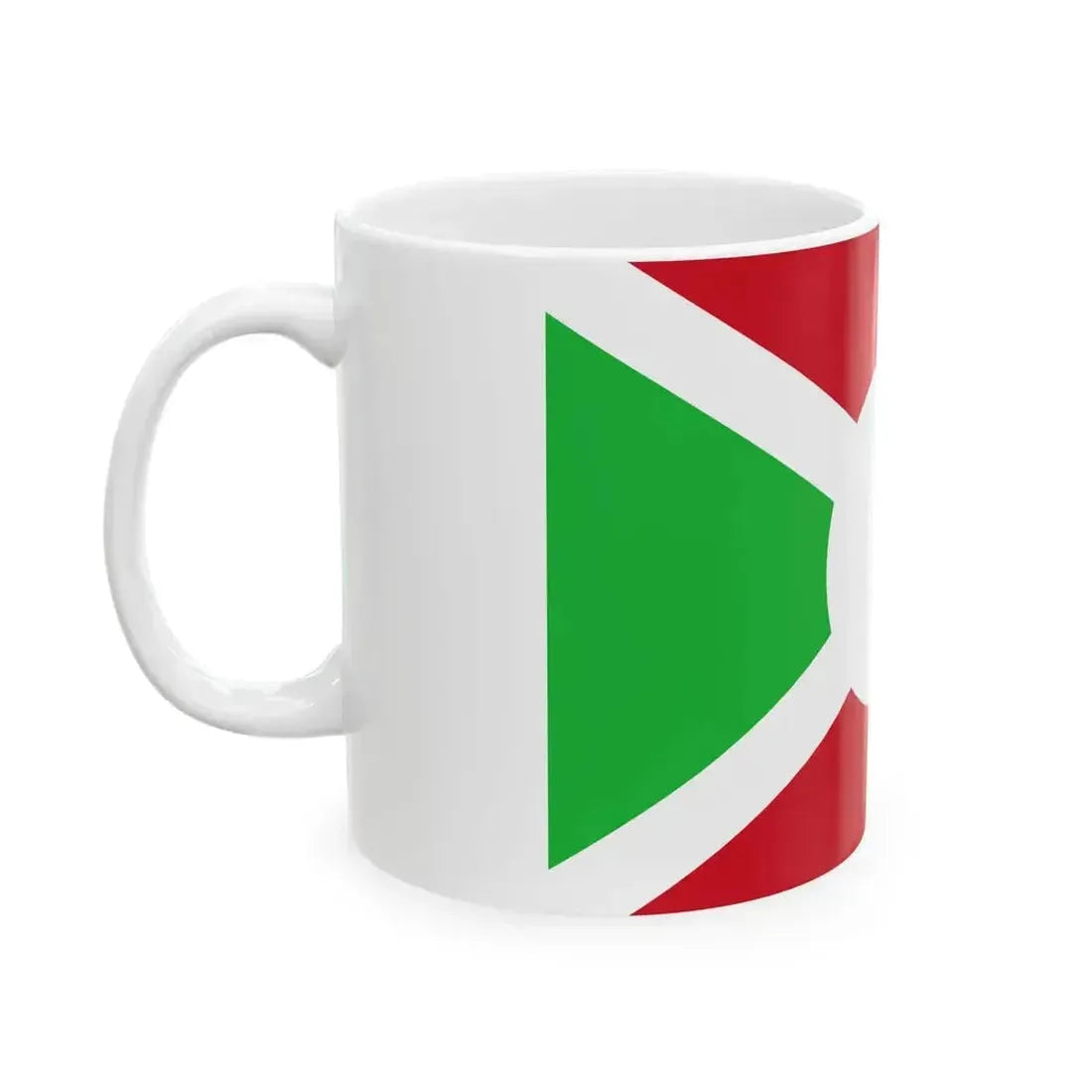 Flag of Burundi 1966 (Burundi) White Coffee Mug - Go Mug Yourself