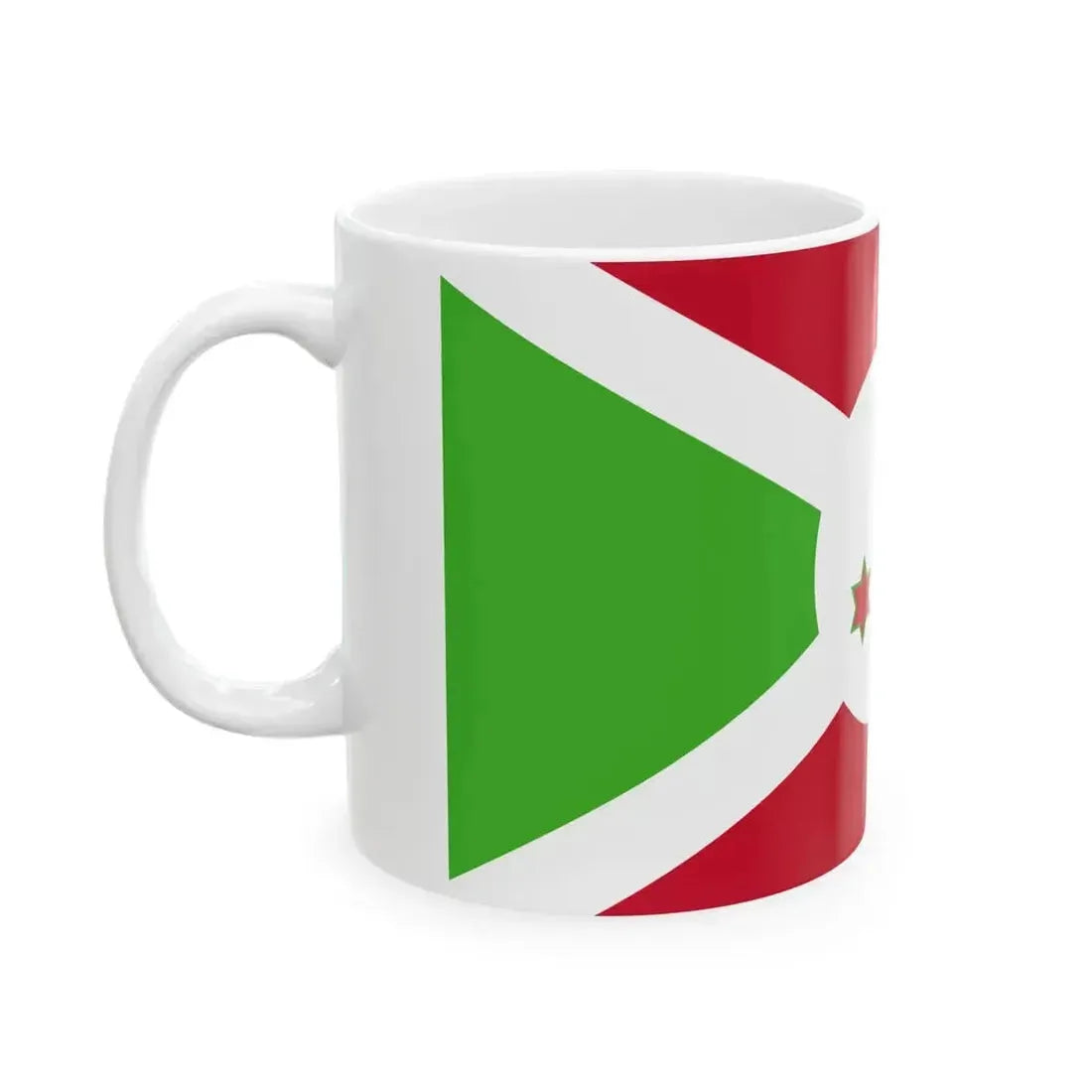 Flag of Burundi (Burundi) White Coffee Mug - Go Mug Yourself