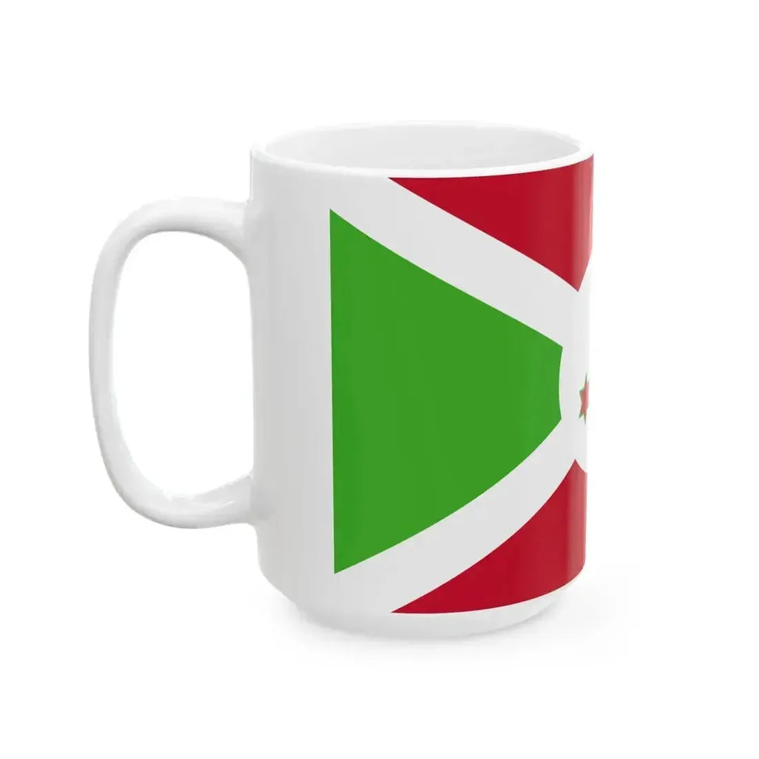 Flag of Burundi (Burundi) White Coffee Mug - Go Mug Yourself