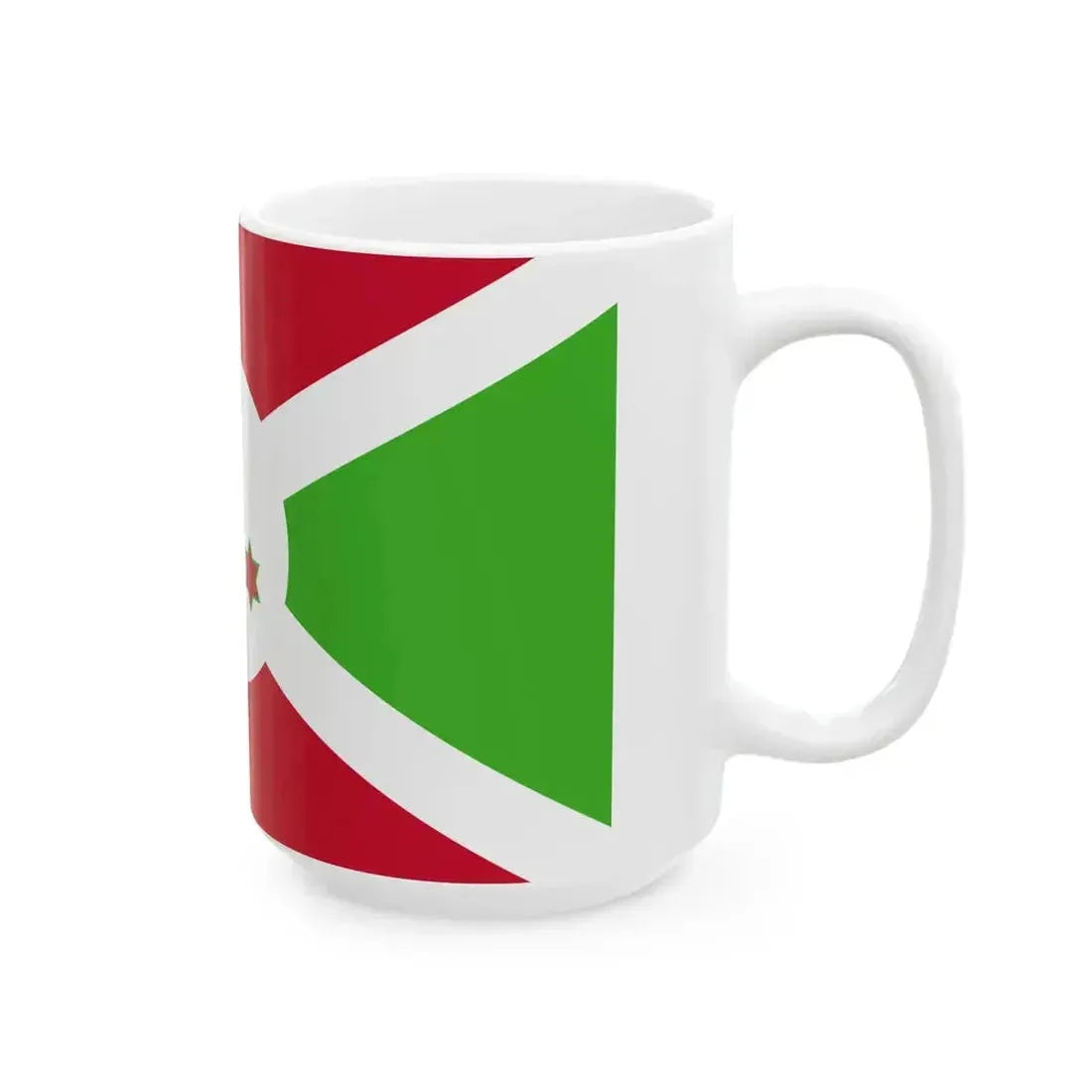 Flag of Burundi (Burundi) White Coffee Mug - Go Mug Yourself