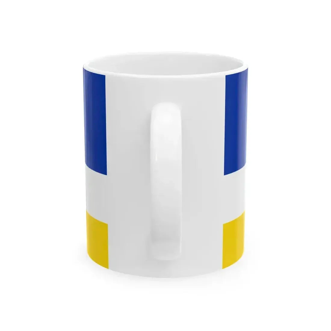 Flag of Buryatia (Russia) White Coffee Mug - Go Mug Yourself