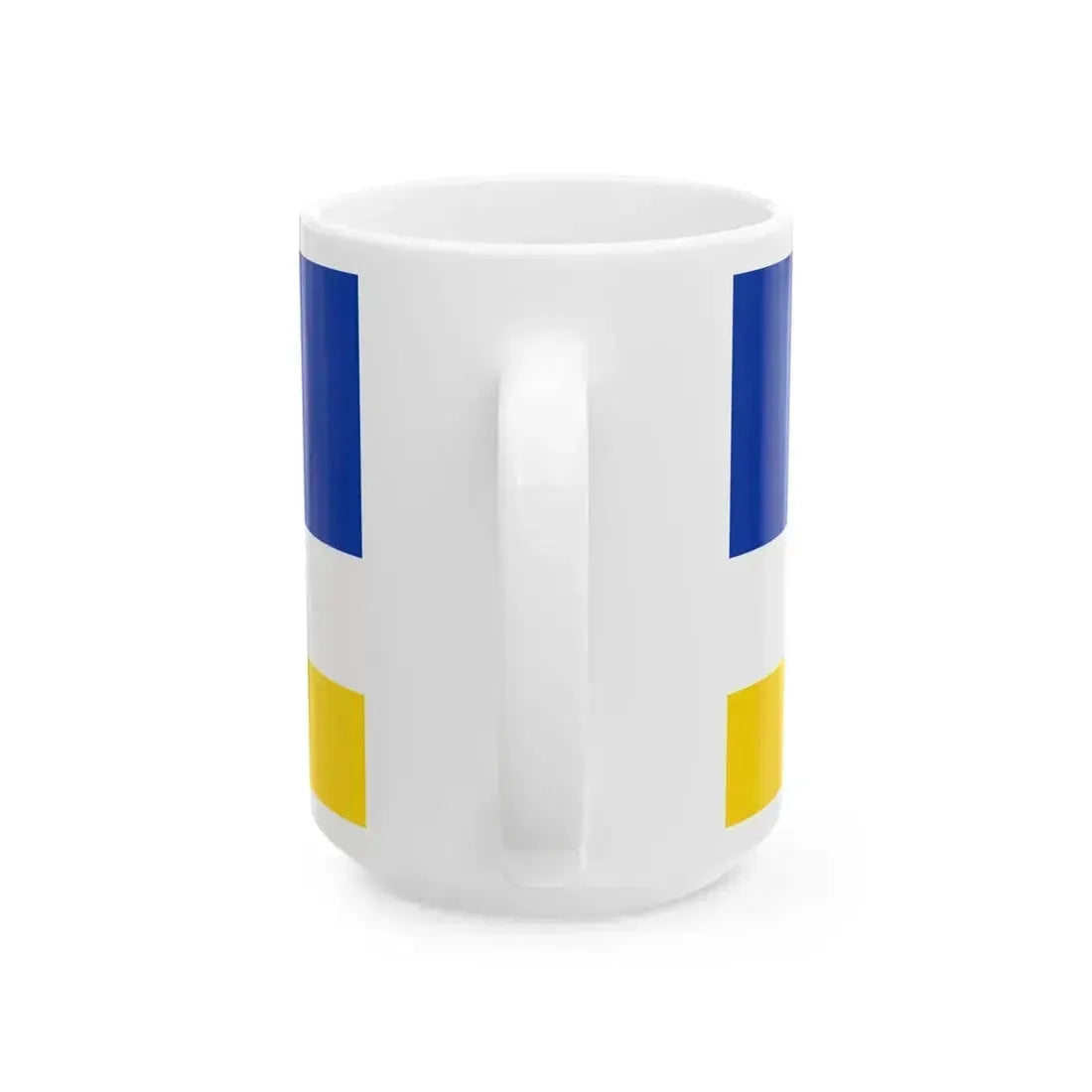 Flag of Buryatia (Russia) White Coffee Mug - Go Mug Yourself